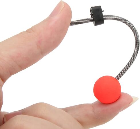 Ice Fishing Pole Spring Ball Tip Red Ball 5PCS Stainless Steel EVA Outdoor Reservoir Fishing L in Saudi Arabia
