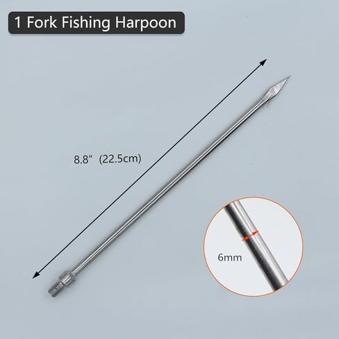 خطاف صيد سمك هاربون كبير من الفولاذ المقاوم للصدأ بطول 7-11 شوكة من شركة دوتيبلاس مع برغي 8 مم للقبض على شكل سمكة كبيرة in Kuwait