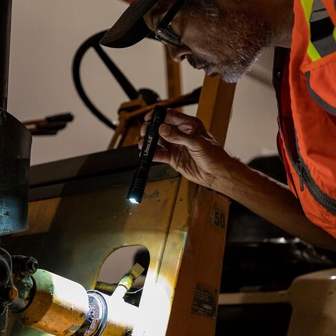 LitezAll Tactical Flashlight | Compact and Portable Night Light 300 Lumens | Durable and Rubber Coated Flash Light Perfect for Camping, Backpacking and Emergency Lighting, 1 CR123A Battery Included in Kuwait