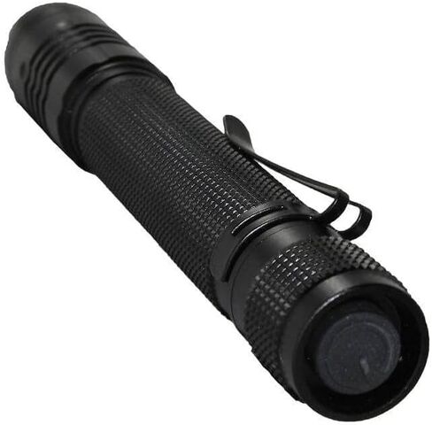 LitezAll Tactical Flashlight | Compact and Portable Night Light 300 Lumens | Durable and Rubber Coated Flash Light Perfect for Camping, Backpacking and Emergency Lighting, 1 CR123A Battery Included in Kuwait