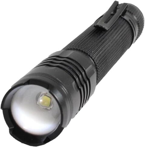 LitezAll Tactical Flashlight | Compact and Portable Night Light 300 Lumens | Durable and Rubber Coated Flash Light Perfect for Camping, Backpacking and Emergency Lighting, 1 CR123A Battery Included in Kuwait