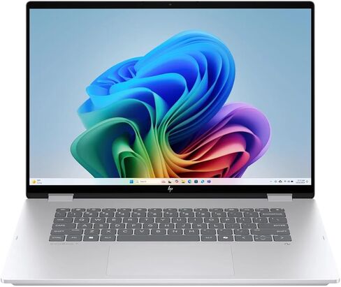HP 2025 Laptop | OmniBook 7 Flip 2-in-1 | 16" 2880x1800 Touch | Intel-8 Core Ultra 7 258V | 32GB LPDDR5 | 2TB SSD | Windows 11 Pro | Wi-Fi 7 - BT 5.4 - Backlit KB - 5MP IR Camera - Glacier Silver in Saudi Arabia