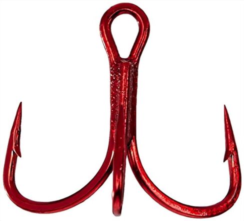 Mustad KVD Elite Triple Grip Treble 2X Short 1X Strong, 6, Black Nickel in Saudi Arabia