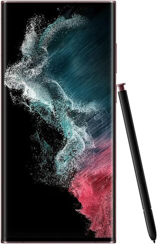 Samsung Galaxy S22 Ultra 5G ، الإصدار الأمريكي ، 512 جيجابايت ، بورغوندي - غير مقفل (متجدد) in Saudi Arabia