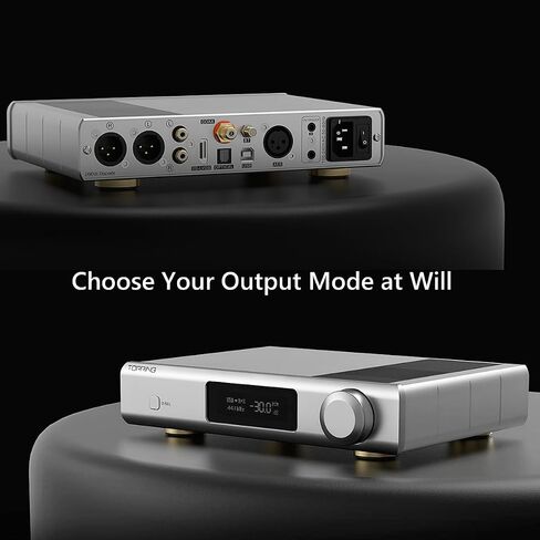 TOPPING D90 III Discrete Full Balance HiFi DAC with New PSRM Module, Bluetooth 5.1, PCM768kHz/32bit, DSD512, Ultra Low Jitter, 12V Trigger, USB/Coax/Opt/AES/IIS, Audio Preamp Decoder (Black) in Kuwait