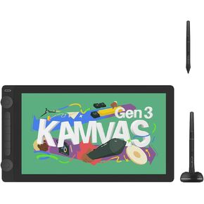 HUION KAMVAS 16 (Gen 3) Drawing Tablet with Screen Bundle with HUION Battery-Free Pen PW600L