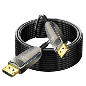 DisplayPort 60FT Cable, 8K Fiber Optic DP to DP Cable 1.4, 32.4Gbps Display Port Cable Supports 8K@60Hz, 4K@240,4K@144Hz, 2K@240Hz for Gaming Monitor, Graphics, PC