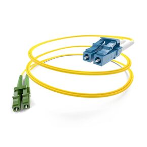 الكبل الألياف البصرية الوضع المفرد 9/125 DX LC (APC) -LC (UPC) 10 متر | OS2 | SM | دوبلكس