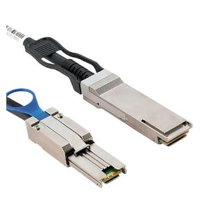 (SFF-8436) إلى SFF-8088 DDR Hybrid S-AS Cable ، كابل S-AS الخارجي لـ NetApp DS4243 DS4246 DS2246 (300 سم)