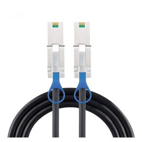 S-AS 26P SFF-8088 إلى SFF-8088 كابل البيانات S-AS SFF-8088 ذكر إلى 8088 كابل الذكور 26P إلى 26P كبل القرص الصلب (2M)