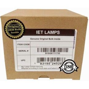 IET Lamps - Genuine Original Replacement Bulb/lamp with OEM Housing for Epson V13H010L85, ELPLP85 Projector (Power by Osram)