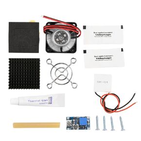 Diymore Type-C 12V Heatsink Thermoelectric Cooler Cooling Peltier Cooler Peltier Module DIY Phone Heat Sink Refrigerator Semiconductor Refrigeration Chip Silent Tablet Cooling Device 40 * 40MM