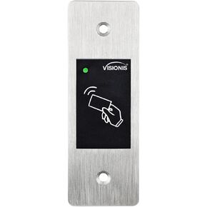 Visionis VIS-3026 Access Control Indoor Outdoor Rated IP66 Metal Card Reader Wiegand Only System Flush Mount Design with 3000 Users