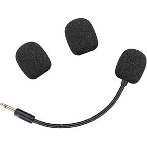 Microphone Replacement for Razer Kaira Pro Wireless Gaming Headset, 3.5mm Omnidirectional Detachable Game Boom Microphone with Foam Works on Xbox One, Xbox Series X & S, PS5, PS4, PC, Mac