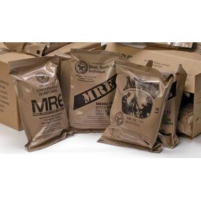 American MRE (Meals-Ready-To-Eat) 6 Packs Mixed Genuine U.S. Military