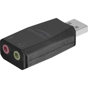 VIGO USB Stereo Soundcard for PC or Notebook Use , black