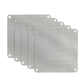5PCS 80mm 90mm 120mm 140mm Cuttable White PVC PC Fan Dust Filter Dustproof for Case Computer Mesh Cooling Dustproof Cove Computer Dust Cover Protector