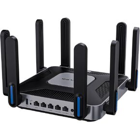 WAVLINK AX6000 Dual-Band WiFi 6 Router - 2.5G Multi-Gig Ports, 6000Mbps Wireless Speeds, Quad-core CPU, WPA3 & VPN Security for Home/Office