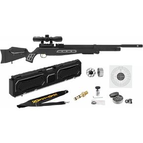 Hatsan BT 65 SL QE Big Bore Carnivore PCP Air Rifle w/4x32 Scope with Included Bundle