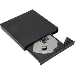 Serounder External DVD Drive, USB 2.0 Portable CD DVD RW Drive DVD Player CD ROM Rewriter Reader for Laptop Desktop AIO Compatible with Windows, OS X