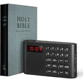 Iguerburn KJV Audio Bible Player for Seniors ، Electronic Bible Old & New Them