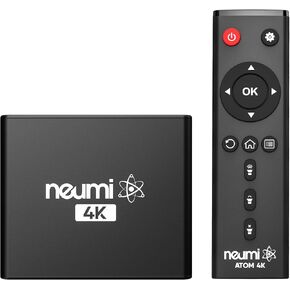 NEUMI Atom 4K Ultra-HD Digital Media Player for USB Drives and SD Cards - Plays 4K/UHD 60fps Videos, HEVC/H.265, HDMI and Analog AV, Automatic Playback and Looping Capability (Renewed)
