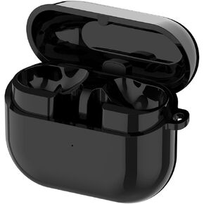 Charging Case Inended for Samsung Galaxy Buds 3 Pro,Replacement Charger Station with USB C Cable Wired Earbuds Charger Case Dock Stand Cradle Cover (Black)