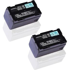 ◢(2-Pack) BDC70 Battery 7.2V 5240mAh Rechargeable Li-Ion Battery for Top-con Sokkia Total Stations/GPS for Robotic Total Stations and GNSS Receivers