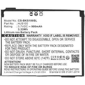 HJS100 Battery for Becker HJS 100 HJS-100 Map Pilot, Replacement for 338937010208 HJS100 Battery