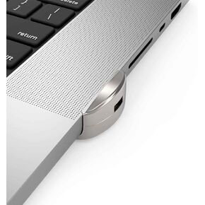 Compulocks - ACCS MacBook AIR 2022 M2 T-Slot Ledge Lock Adapter Silver
