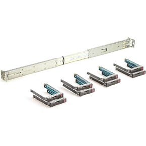 HP ProLiant DL360 G9 8-Bay Upgrade Kit - Rails + 8X 2.5'' SFF Caddies/Sleds (Renewed)