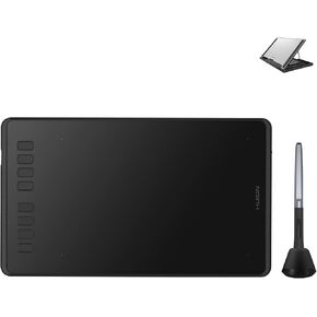 قرص رسم Huion Inspiroy H950p رسم ، جهاز لوحي رقمي 8x5 بوصة مع Huion ST300 قابل للتعديل.