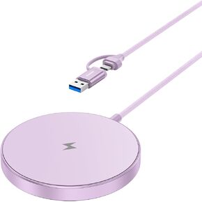 BENFEI Magnetic Wireless Charger 15w Compatile with MagSafe Charger/iPhone 16/16 Pro/16 Plus/16 Pro Max/iPhone 15 Pro Max Plus/iPhone 14 13 12 Series, Wireless Mag Safe Charging Pad, Mag Charger