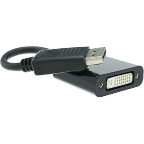 ACL 8 Inch DisplayPort Male to DVI Female Active Adapter cable, 1 Pack