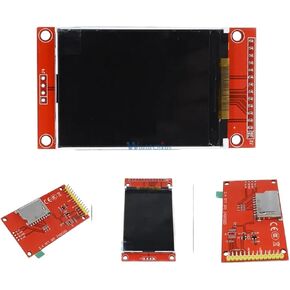 2.4" 2.4 Inch 240X320 SPI LCD Serial Port Module 5V/3.3V PCB Adapter Card Ili9341 LCD Display White Led