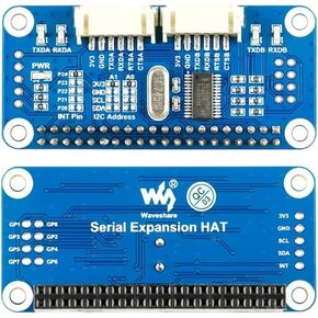 2 وحدة المنفذ التسلسلي لقناة UART لـ 4B/3B+/Zero W لوحة توسيع المنفذ التسلسلي على متن SC16IS752 I2C واجهة