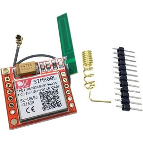 Smallest Sim800L Gpirs GiSM Module Kit Microsim Card Core Board Quad-Band Serial Port with The Antenna DIY