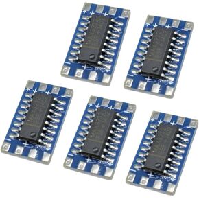 5pcs/lot mini max3232 rs232 إلى موصل الوحدة النمطية لمحول الولادة للمنفذ التسلسلي max232