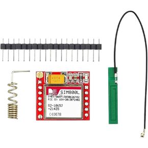 أصغر مجموعة SIM800L GIPS MODULE MODULE KIT MICROSIM CORE CORE CORE SHAD-BAND SERIAL مع الهوائي
