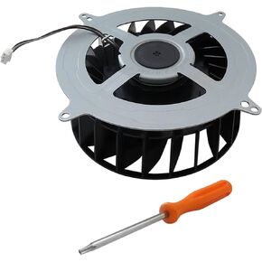 Premium Internal Cooling Fan for Sony Playstation 5 PS5 Cooling Fan 17/23 Blades Fan with T8 Screwdriver