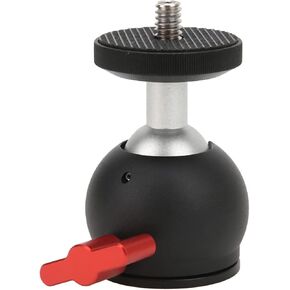 aqxreight 360° Metal Tripod with 4 Inch Thread Hole for Camera for and Tripod is in with 4 Inch Thread HoleMini Camera Head1 Screw HeadCamera Spherical HeadMini Metal