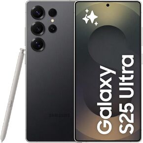 SAMSUNG Galaxy S25 Ultra SM-S938B/DS 256GB 12GB RAM AI Smartphone, Factory Unlocked, Global Model - Titanium Black