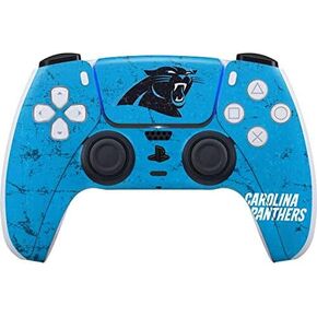 Skinit Decal Gaming Skin Compatible with PS5 Controller - Officially Licensed NFL Carolina Panthers Design
