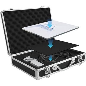 Starlink Mini Case - Waterproof Aluminum Hard Carrying Case with Lockable Design for Starlink Mini Antenna Kit, Durable and Portable
