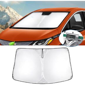 T TGBROS Windshield Sun Shade for 2016-2024 Honda Pilot Accessories Foldable Sun Shield Front Window Sunshade Cover Sun Visor Cover Block Heat and Sun Protection