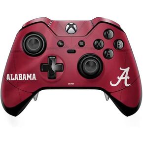 Skinit Decal Gaming Skin Compatible with Xbox One Elite Controller - Officially Licensed University of Alabama Logo Design