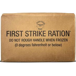 First Strike Ration - Meals Ready to Eat Military Rations - MRE Meals Military - US Military Surplus & Military Food Packs - 1 Single Ration - 1 Daily Servings, Inspection 2027