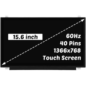 B156XTK01.0 استبدال Dell Inspiron 15 3567 3558 P47F001 NT156WHM-T00 شاشة LCD 1366x768 15.6 بوصة 40 دبابيس 60 هرتز لوحة أرقام عرض أرقام (لشاشة اللمس فقط)