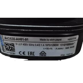 A4D630-AH01-01 400V 3.4/2.1A 1970/1290W 1310/1000RPM coolig Fan