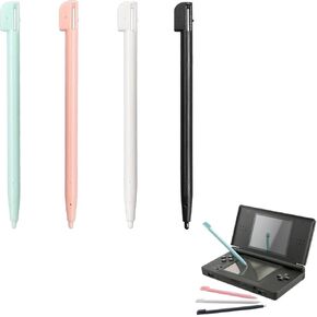 Pack of 4 Pens for 3DS XL - 3ds Pen - Stylus Pen for NDS DS Lite DSL NDSL Pen Tip Game Console Stylus Plastic Game Console Accessories (4 Colours